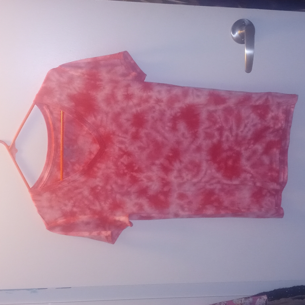 Hot Pink Tye Dye T-shirt